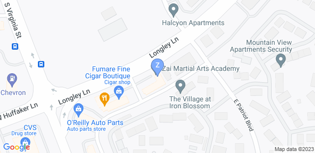 Map to Zai Martial Arts Academy